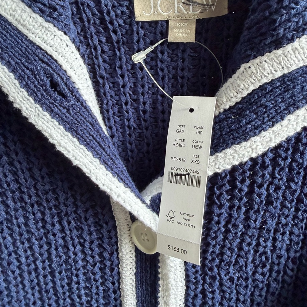J. Crew Textured Sailor Cardigan - Picture 4 of 8